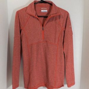 Columbia Women's 3/4 Zip Knit Pullover Top S/P